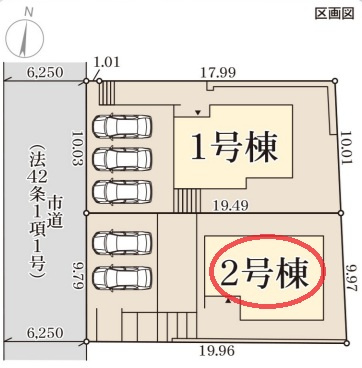【区画図】 | リーブルガーデン南区若松台３丁 | 区画図