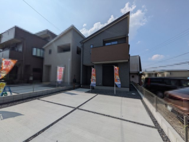 小牧市大字池之内　新築戸建　２号棟の外観|落ち着いた雰囲気の外観です