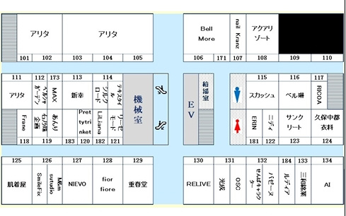 船場センタービル８号館の間取り