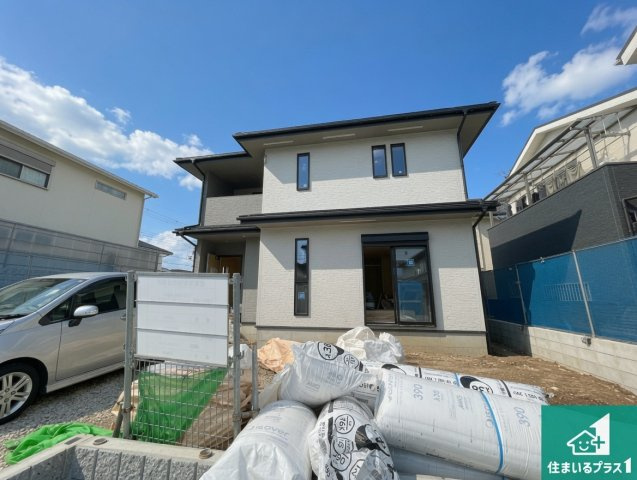 宇治市宇治下居　新築一戸建ての外観|現在の進捗状況です！順調に作業進行中、完成が待ち遠しいです！詳細の間取り等、お気軽にお問い合わせください！