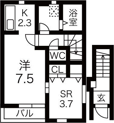 KINGDOMⅡの間取り