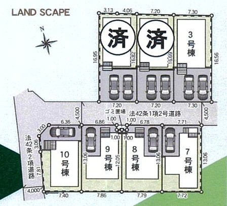 【区画図】 | 海老名市社家第16 新築戸建 全10棟