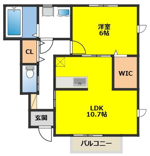 ポライトリーＢの間取り