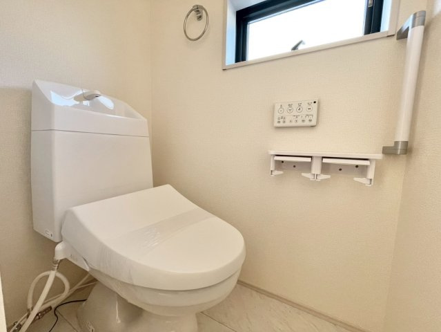 ひたちなか市田彦10期　新築戸建のトイレ|温水洗浄便座付きです♪