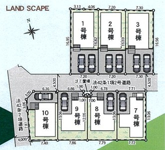 【区画図】 | 海老名市社家第16 新築戸建 全10棟