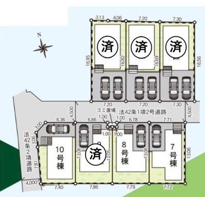 【区画図】 | 海老名市社家第16 新築戸建 全10棟