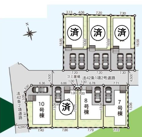 【区画図】 | 海老名市社家第16 新築戸建 全10棟