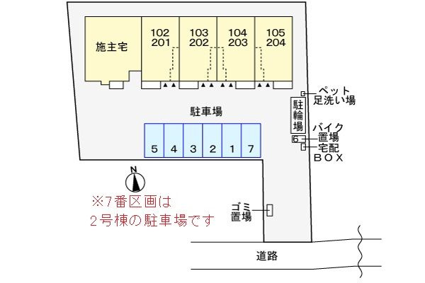 ネオブライツⅠの区画図
