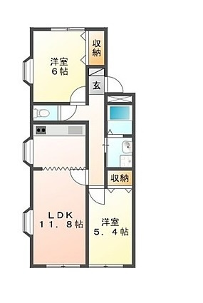 プリマベールの間取り