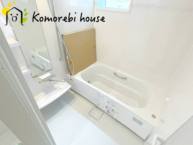 伊奈町寿　新築一戸建て　タマタウン　01の浴室|コンパクトで使いやすいお風呂です