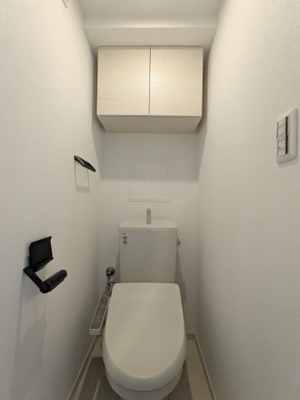 【トイレ】 | ワーフときわ台 | 清潔感のあるトイレです