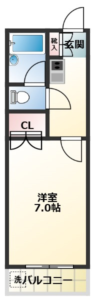 ポナール若松の間取り