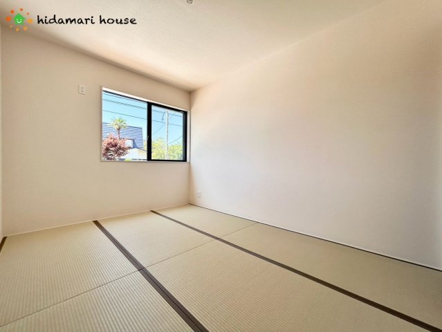 西区二ツ宮②　新築平屋戸建　リーブル02の和室|1階和室：6帖