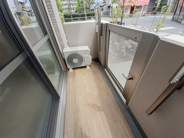 ミルト熊野のバルコニー