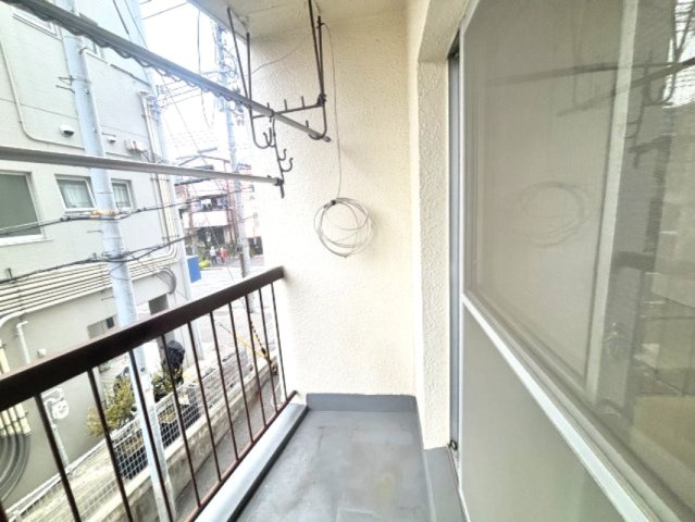 西灘マンションのバルコニー