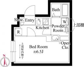 プランドール市川の間取り