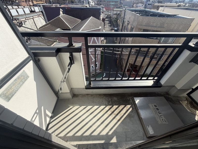 青祥ヒルズのバルコニー