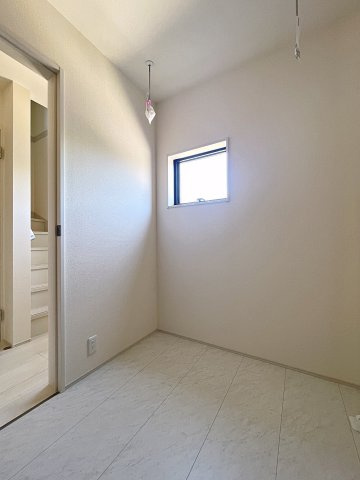 新築戸建・新築建売　福島市渡利第6　渡利小・渡利中のランドリースペース|ランドリールーム付きでお洗濯物干しがしやすく快適！