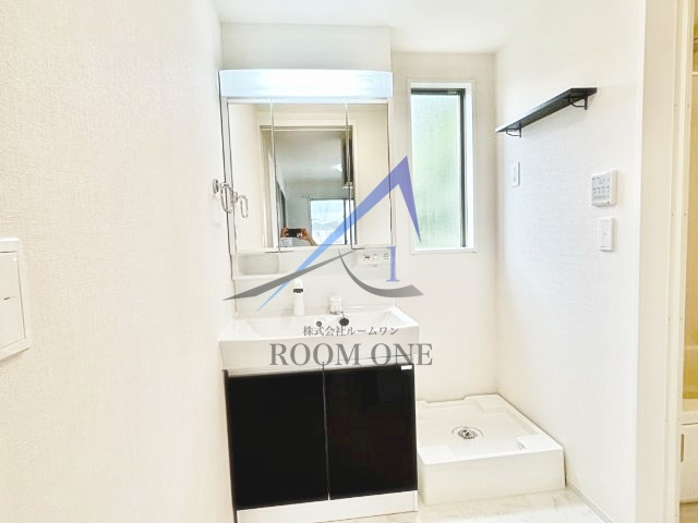 パディハウス　Bの洗面所|洗面台です。