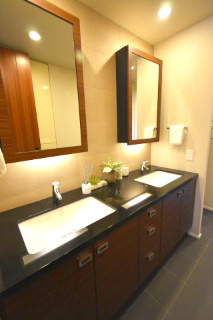 パークシティ浜田山E棟の洗面所