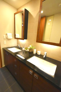 パークシティ浜田山E棟の洗面所