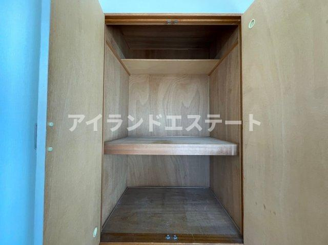マンションパール世田谷　礼金0　敷金0　陽当たり良好　最上階の収納|※別号室参考写真