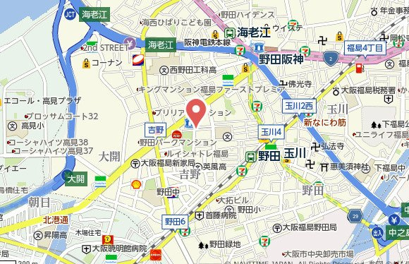 【地図】 | カーサレグラス福島野田