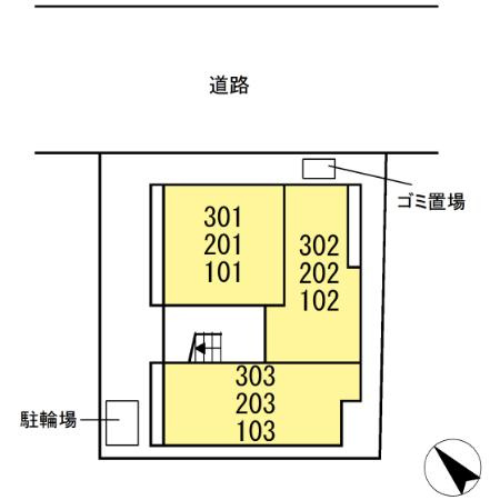【区画図】D Paina西寺尾