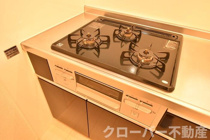 ビューメゾンのキッチン|システムキッチンガスコンロ