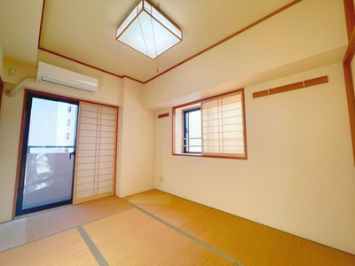 【和室】 | ヴィザージュ海老名 | 畳の上でゆっくりとくつろげる和室です