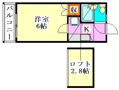 【間取り】 | TOハイツ58