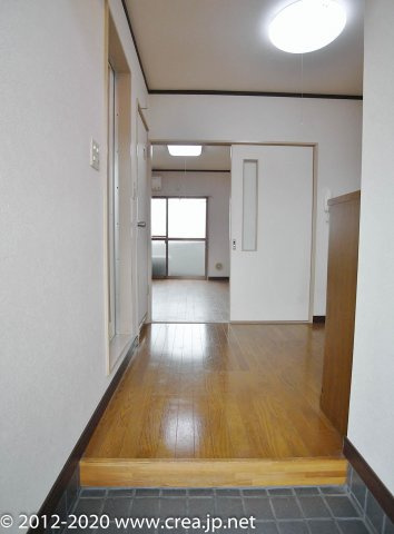 コーポあけぼのの玄関