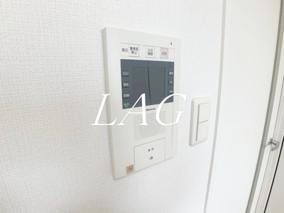 【セキュリティ】 | ライブコート草加 | モニター付きインターホンです。