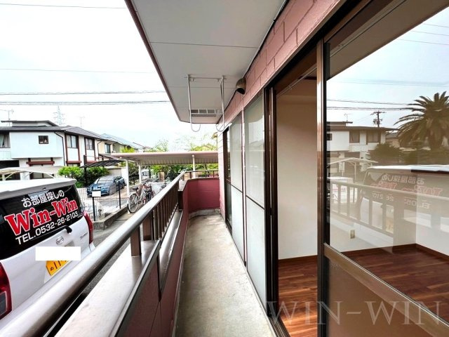 ライフパーク・瑞雲のバルコニー|イメージ（同建物内別部屋の写真です）