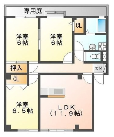 ライフパーク・瑞雲の間取り