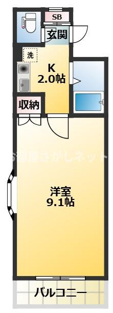 ドミール板橋本町【おとり物件なし】#学生・社会人にオススメ！初期費用分割払いOK！の間取り