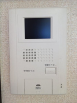 モニター付きインターフォン♪