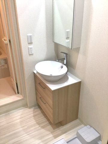 フジパレス南千里の独立洗面台