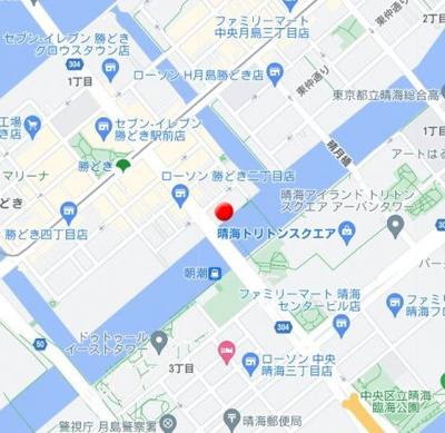 【地図】 | NSGATE勝どき(エヌエスゲート勝どき)