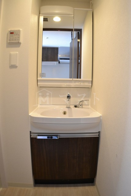 プレサンス玉造ザライブの洗面所