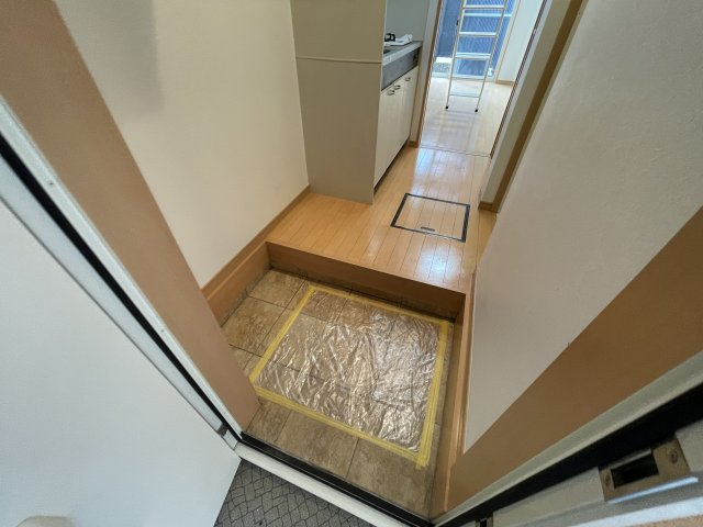 落ち着いた玄関です