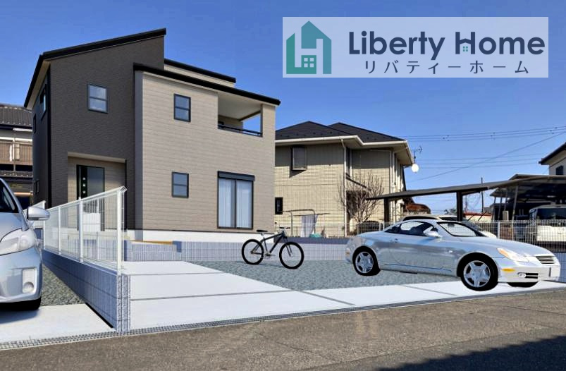 鹿嶋市旭ヶ丘第2　新築戸建　2号棟の完成予想図|ご予約をいただければ、『平日の空いた時間』『周辺物件まとめて見たい』『1件だけ見たい』ももちろん可能です♪
お気軽にお問合せください♪