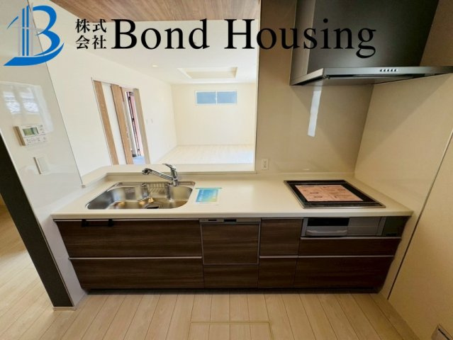 全3区画　LDK20.5帖で広々　魚住町中尾　2号棟　新築戸建のキッチン
