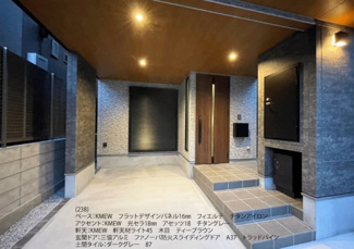 【完成予想図】 | 都立大学1棟 | スタイリッシュな外構にしたり、プロヴァンスstyleなどお好みに合わせられます