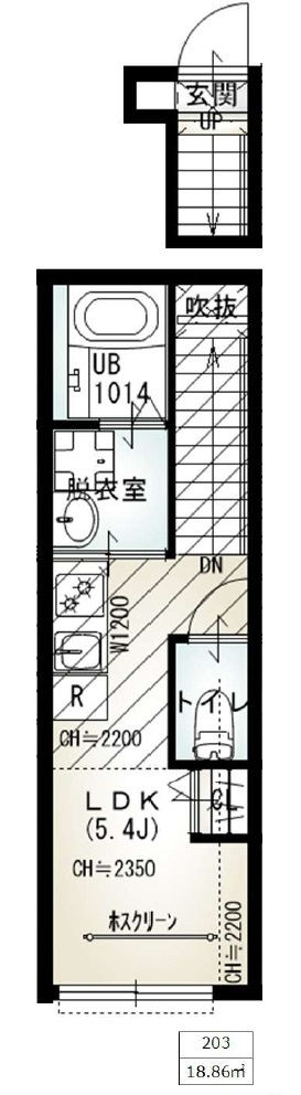 板橋区成増４丁目のアパート
