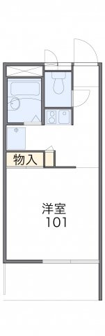 【間取り】 | レオパレスヒルズ日野 | 画像2