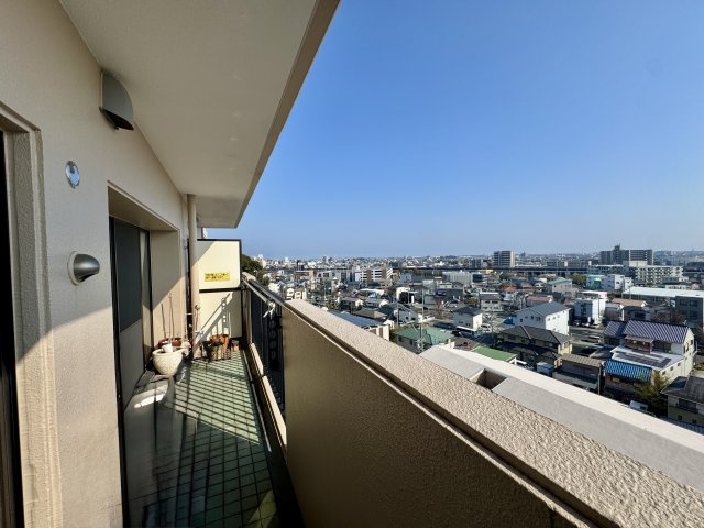 いなんば山ホームズのバルコニー|眺望も通風も◎！
