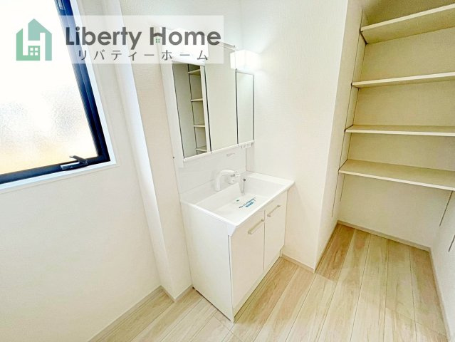 つくば市要4期　新築戸建　2号棟の脱衣所