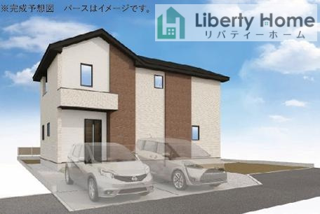 つくば市要4期　新築戸建　2号棟の完成予想図|ご予約をいただければ、『平日の空いた時間』『周辺物件まとめて見たい』『1件だけ見たい』ももちろん可能です♪
お気軽にお問合せください♪
