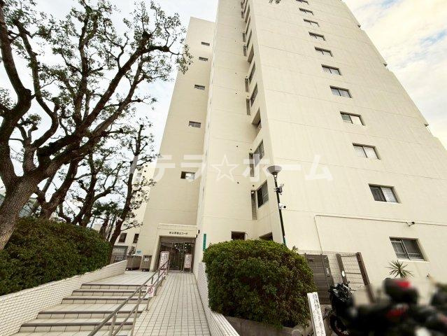 新北野第2コーポ西棟の外観|外観は落ち着いています